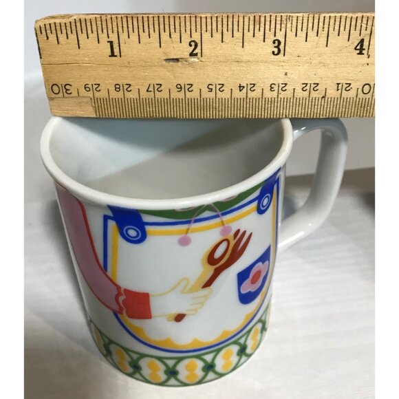 Seymour Mann Inc. Good Morning To You Mug & Bowl Set Whimsical, Ladies Apron - Picture 13 of 13